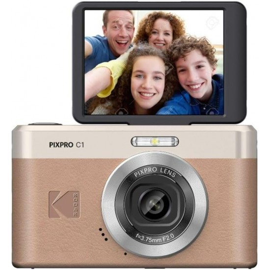 Kodak PIXPRO C1 Compact Digital Camera - BROWN Kodak PIXPRO C1 Compact Digital Camera - BROWN