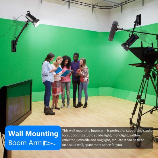 NEEWER 180cm Triangle Aluminum Wall Mounting Boom Arm - ST-WM180 NEEWER 180cm Triangle Aluminum Wall Mounting Boom Arm - ST-WM180