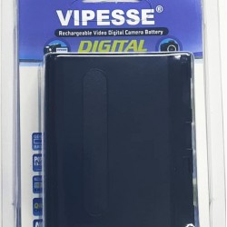 بطارية VIPESSE NP-F970 بسعة 6600 مللي أمبير/ساعة