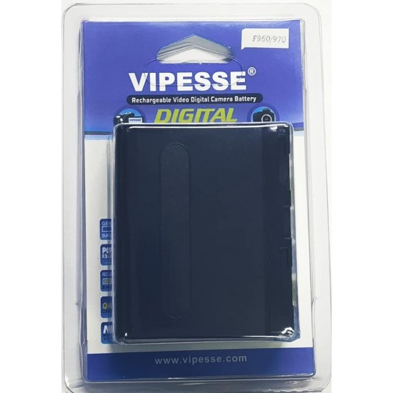 بطارية VIPESSE NP-F970 بسعة 6600 مللي أمبير/ساعة