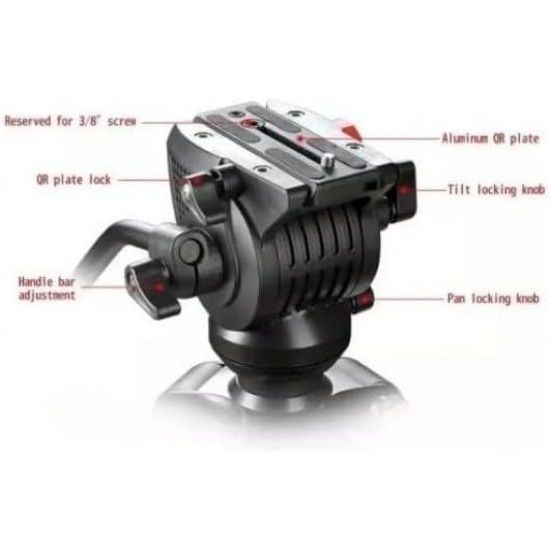 Weifeng WT-3308A Video Tripod with Fluid Head Weifeng WT-3308A Video Tripod with Fluid Head