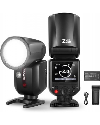 NEEWER Z2PRO-C TTL ROUND HEAD FLASH SPEEDLITE WITH 3000mAh LITHIUM BATTERY