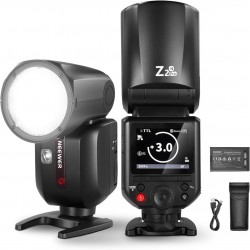 NEEWER Z2 3000mAh Battery TTL Round Head Flash Speedlite for Nikon