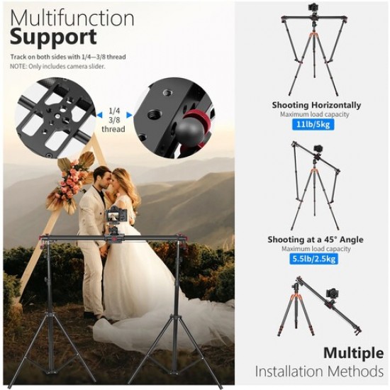 NEEWER ER1 Motorized Carbon Fiber Camera Slider