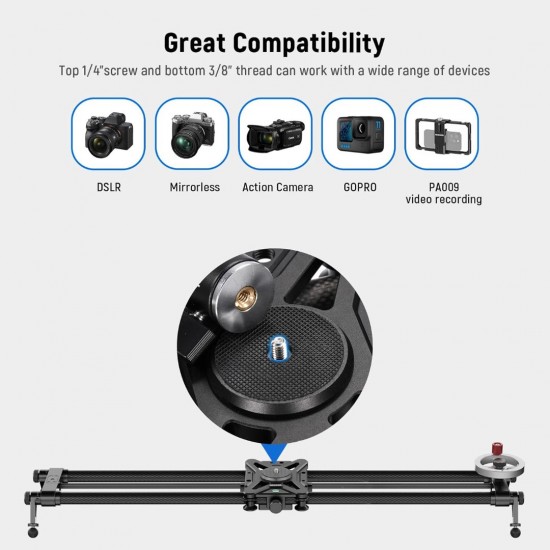 NEEWER CS85CM 31.5in/85cm Camera Slider