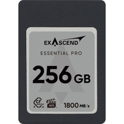 Exascend Essential Pro CFexpress TypeA 4.0 Card 256GB/ Read: 1800 MB/s, Write: 1650 MB/s