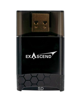 Exascend SD / microSD – Dual-slot Card Reader (UHS-II)