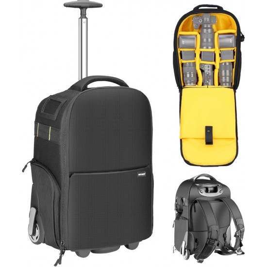 NEEWER NW-8903 49x33x20cm 2-in-1 Trolley Backpack NEEWER NW-8903 49x33x20cm 2-in-1 Trolley Backpack