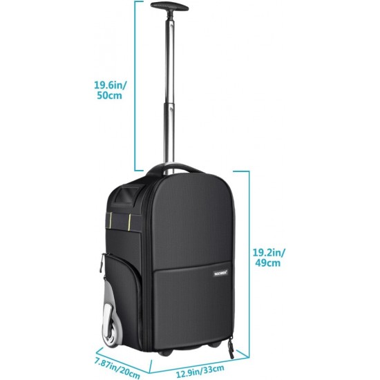 NEEWER NW-8903 49x33x20cm 2-in-1 Trolley Backpack NEEWER NW-8903 49x33x20cm 2-in-1 Trolley Backpack