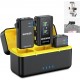 NEEWER CM28 PRO Wireless Lavalier Lapel Microphone System with Charging Case NEEWER CM28 PRO Wireless Lavalier Lapel Microphone System with Charging Case