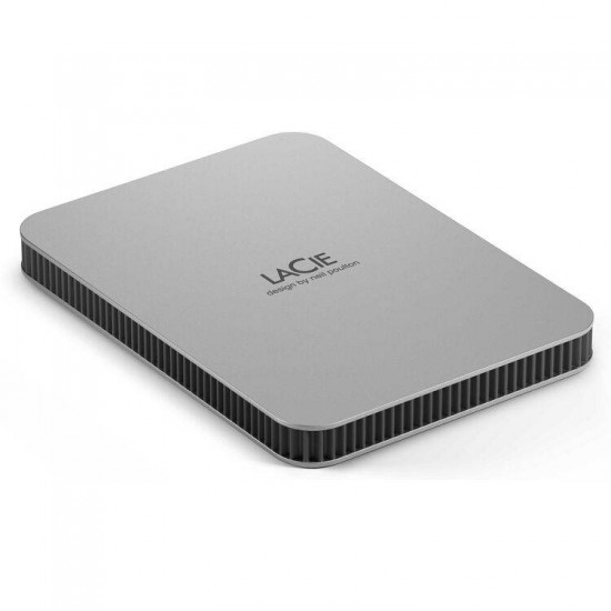 LaCie 2TB USB 3.2 Gen 1 Type-C Mobile Drive - Moon Silver