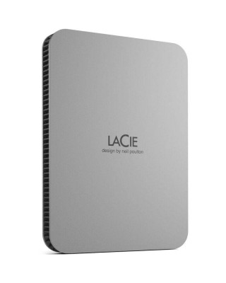 LaCie 2TB USB 3.2 Gen 1 Type-C Mobile Drive - Moon Silver