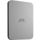 LaCie 2TB USB 3.2 Gen 1 Type-C Mobile Drive - Moon Silver
