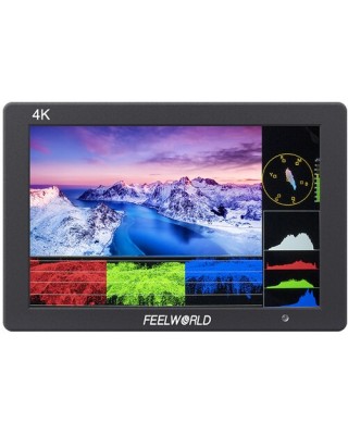 FeelWorld T7 Plus 7" IPS On-Camera Monitor with 3D LUT, Waveform & Vectorscope