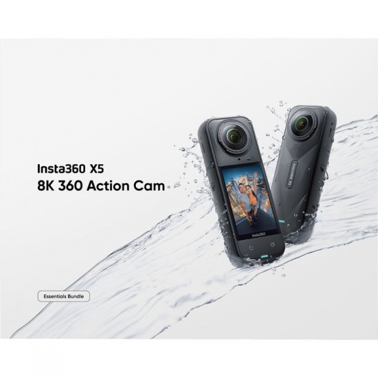 INSTA360 CINSAAHA (X504) X5 ACTION CAMERA ESSENTIALS BUNDLE