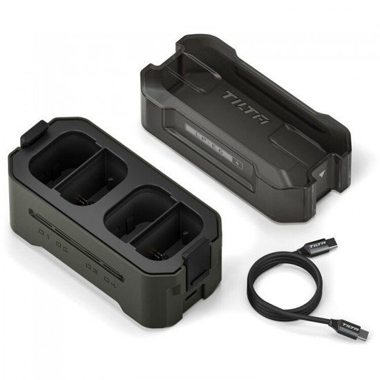 Tilta Portable Charging Station for LP-E6 Batteries (Green)