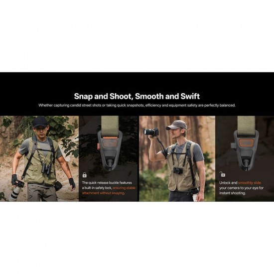 PGYTECH Camera Strap Master (Midnight Black)