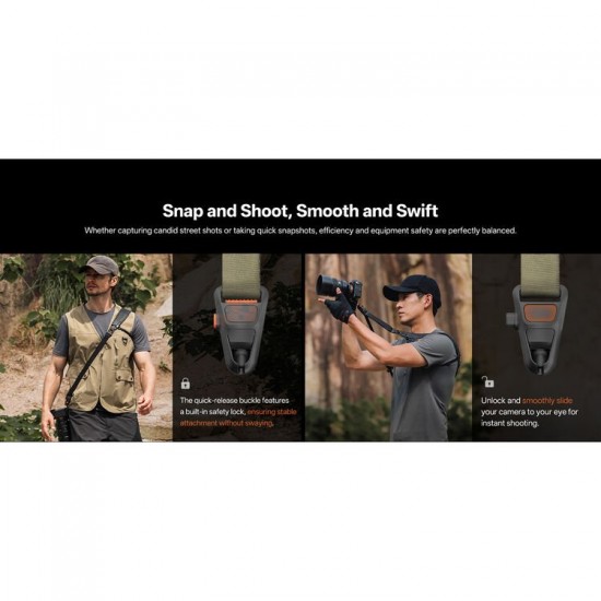 PGYTECH Camera Strap Pro (Midnight Black)