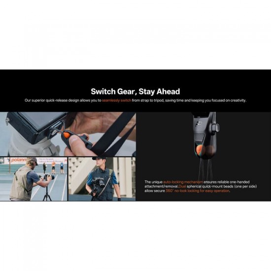 PGYTECH Camera Strap Pro (Midnight Black)