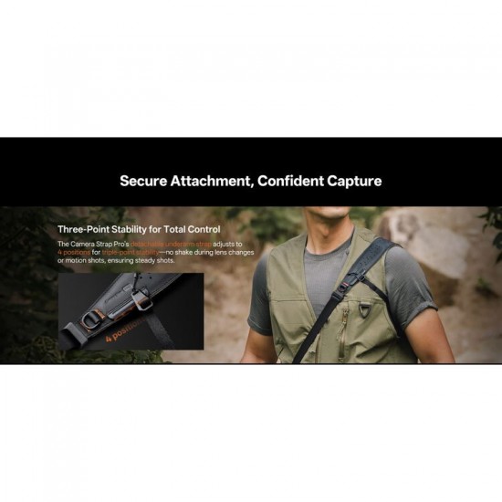 PGYTECH Camera Strap Pro (Midnight Black)