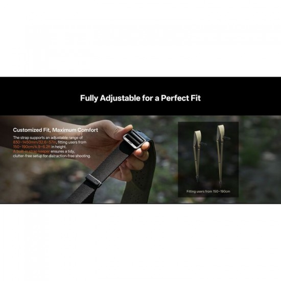 PGYTECH Camera Strap Pro (Midnight Black)