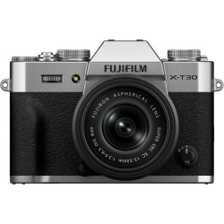 FUJIFILM X-T30 III Mirrorless Camera with 13-33mm f/3.5-6.3 Lens (Silver)