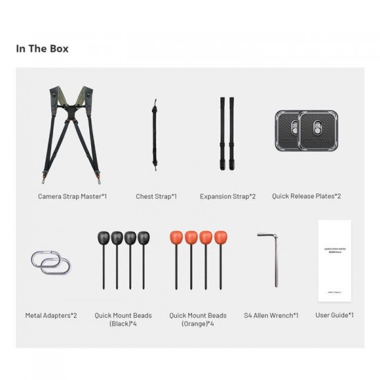 PGYTECH Camera Strap Master (Midnight Black)