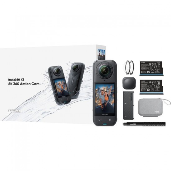 INSTA360 CINSAAHA (X504) X5 ACTION CAMERA ESSENTIALS BUNDLE