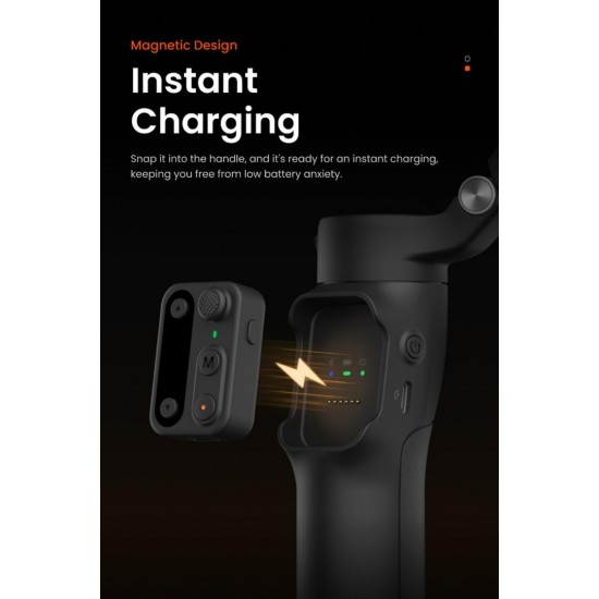 Hohem iSteady X3 Gimbal Stabilizer for Smartphone,3-Axis Phone Gimbal-Black