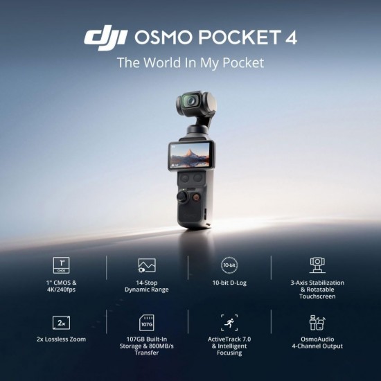 DJI Osmo Pocket 4 Standard Combo
