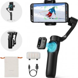 Hohem iSteady X3 Gimbal Stabilizer for Smartphone,3-Axis Phone Gimbal-Black