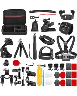 NEEWER 50 In 1 Action 5 Camera Accessory Kit Compatible with GoPro Hero 13 12 11 DJI OSMO 4 3 2 Insta360 X4 X3