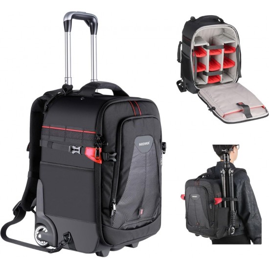 NEEWER 2-in-1 Trolley Backpack  (19.7"x13"x9.84" )