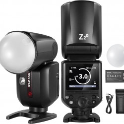 NEEWER Z2PRO-N TTL ROUND HEAD FLASH SPEEDLITE WITH 3000mAh LITHIUM BATTERY