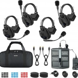 Saramonic WiTalk9 SE-4S 4-Person Full-Duplex Wireless Intercom System (2.4 GHz)