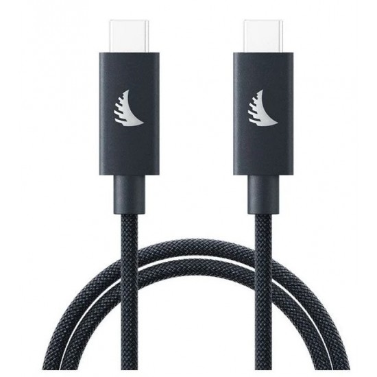 Angelbird USB-C 4.0 Solid Flex Cable Blue Gray 32 cm-1 ft