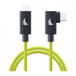 Angelbird USB-C 4.0 Solid Flex Cable Right-Angle Lime 1 m-3.3 ft