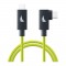 Angelbird USB-C 4.0 Solid Flex Cable Right-Angle Lime 2 m-6.6 ft