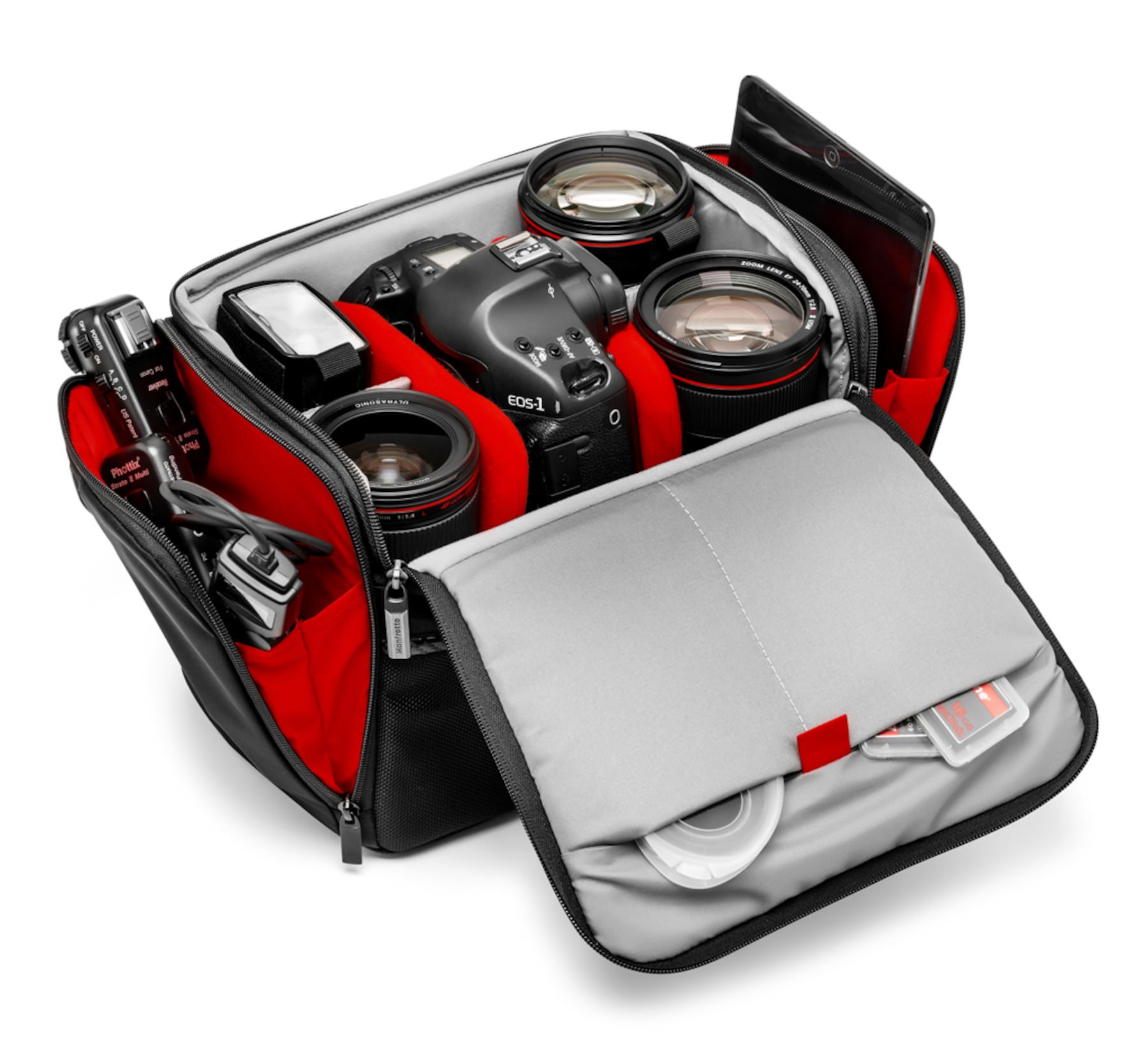 MANFROTTO Advanced Camera Shoulder Bag A7 for DSLR, rain cover