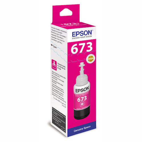 Epson L800l810l850l1800 Magenta Ink Bottle 70ml T6733