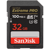 SanDisk 32GB Ultra UHS-I SDXC Memory Card 100mb/s